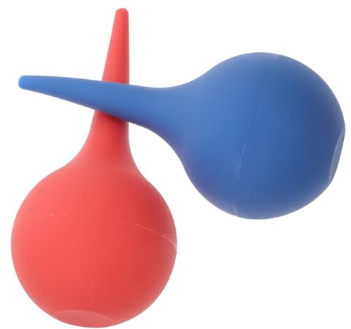 Healeved 2 Uds Limpiador Oidos Bombillas De Succión De Oído 75ml Bombillas Bombilla De Limpieza De Oídos Para El Hogar Herramienta De Bola De Limpieza De Oídos Duradera Bombillas