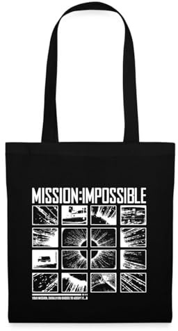 Spreadshirt Mission Impossible Dead Reckoning Kacheldesign Stoffbeutel