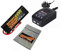 Overlander Sport Track 7.4v 2S 3250mAh LiPo Battery & Sky RC E3 LiPo Charger & Overlander Safe Bag