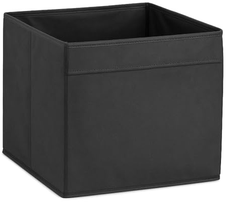 PH K02 Faltbare Aufbewahrungsbox 30x30x30 cm in Schwarz, Stoffbox