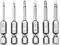 Fozriybefy 6 Pcs S2 Acier Vis Triangulaires Bits Tournevis Magnétique Peu Anti Glissement Tête de Vis Triangulaire 1.8/2 / 2.3/2.5/2.7/3 mm Expédition de Baisse