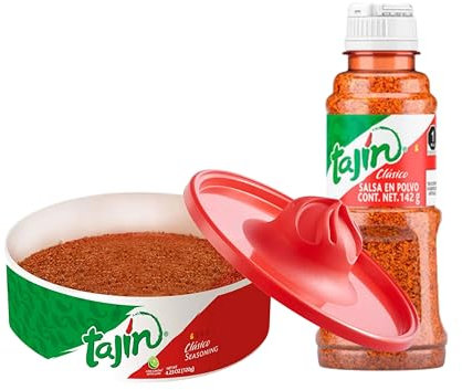 TLT FOODS - Pack Tajín Clásico Bordeadora/Escharchador de copas 120g + Tajín Clásico 142g
