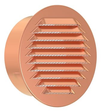 Plikc - Rundes Lüftungsgitter mit Netz - Made in Italy (Kupfer - Loch 120)