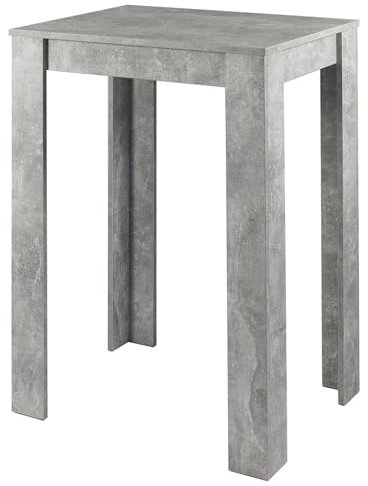 Riess Ambiente Moderner Bartisch LOFT - 105cm - grau Betonoptik - Industrial Design Stehtisch Thekentisch