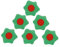 SHINEOFI 6 Pezzi Ruota Di Plastica Maniglia Esterna Valvola Nero Maniglia Della Ruota Di Ricambio Maniglia Della Ruota Del Tubo Flessibile Maniglia Per Pettorina Mano Green