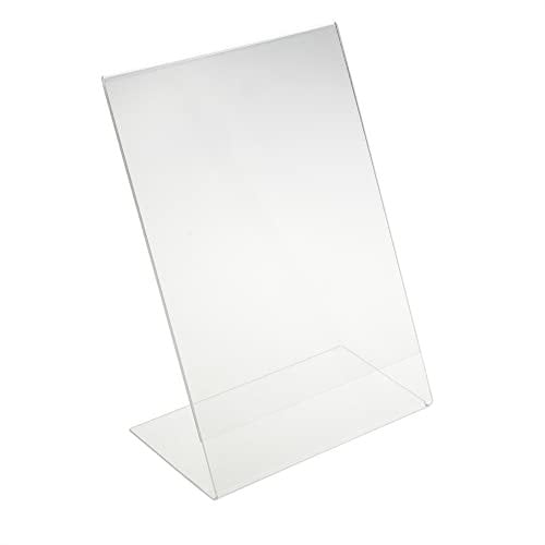 EH Design A3 Acryl Aufsteller 1 Stück – Kristallklarer Tischaufsteller – L-Ständer mit polierten Kanten – Für Gastronomie, Büro, Hochzeit & mehr – Made in DE