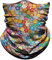 Petite Fleur Multicolore Unisexe Echarpe Tête Pirate Respirant Echarpe Gaiter Anti-Solaire Balaclava Décoration Faciale pour Motorcycle Bike Escalade