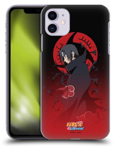 Head Case Designs Offizielle Naruto Shippuden Itachi Uchiha Darsteller Kunst Harte Rueckseiten Handyhülle kompatibel mit Apple iPhone 11
