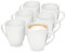 Sänger | Kaffeebecher Set New Port 6 tlg, Kaffeebecher Porzellan für 6 Personen, Kaffeebecher & Becher spülmaschinenfest Tassen Set für Kaffee & Tee, 350 ml | PREMIUM COLLECTION