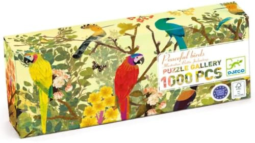 Djeco Puzzle Galerie Friedliche Vögel - 1000 Teile DJ07693