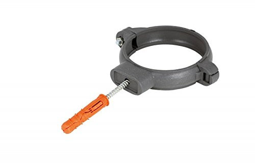 Plastic Clamp with Screw 110mm Waste Tube Round Clip Hanger Bracket (110mm)