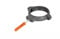 Plastic Clamp with Screw 110mm Waste Tube Round Clip Hanger Bracket (110mm)