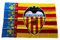 Valencia CF Badvcf Bandera, Blanco/Naranja, Talla Única