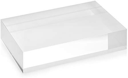 Acrylblock 60x90x20mm transparent, rundum glänzend polierte Seitenkanten/Acryl/Acrylglas - Zeigis®