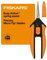 Fiskars Softouch 399240-1003 Micro-Tip Astschere Nicht beschichtete Klingen, Orange/Schwarz