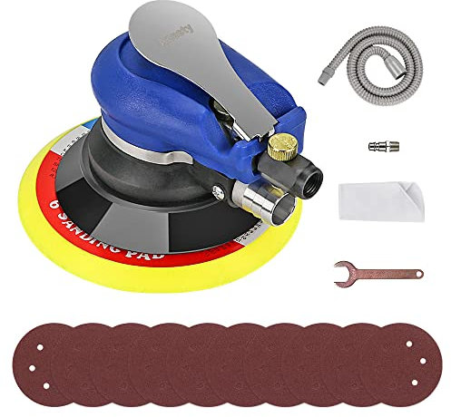 Anesty - Exzenterschleifer Druckluft Exzenterschleifer mit Scheibe Ø 150 mm 6 Zoll
