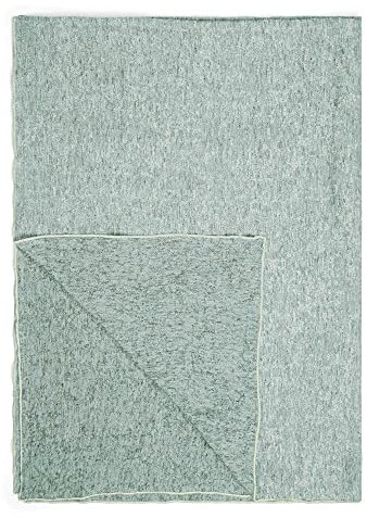 Marc O'Polo Plaid Arez Soft Green 150x200 cm Wohndecke Plaid Wohnzimmerdecke Kuscheldecke Decke Sofadecke kuschelig warm Wohnzimmerversch??nerung ? berwurf gem??tlich