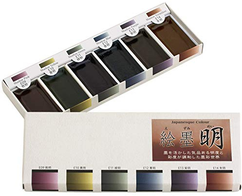 Sumikundo 15459 Solid Ink Ink Ink Set, 6 Colors