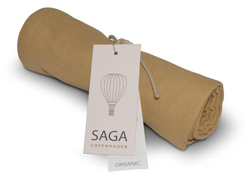 Saga Copenhagen Vidar Spucktücher Baby 70x70 cm | Saugfähige Musselin Tücher aus Bio Baumwolle | Langlebiges Spucktuch & Mulltuch Baby | Soft Muslin Burp Cloths