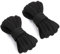 VSUDO Cordones Ovalados Negro 70 cm para Zapatillas de Baloncesto, Zapatos Hombre o Mujer (1 Par)