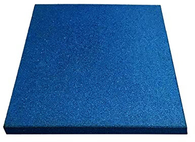4IQ Group Fallschutzmatten Outdoor 50x50x4 cm Blau - Gummimatten Spielplatz - Die Oberfläche für den Spielplatz - Gummimatte - Fallschutzmatte - Beständigkeit gegen wechselnde Wetterbedingungen