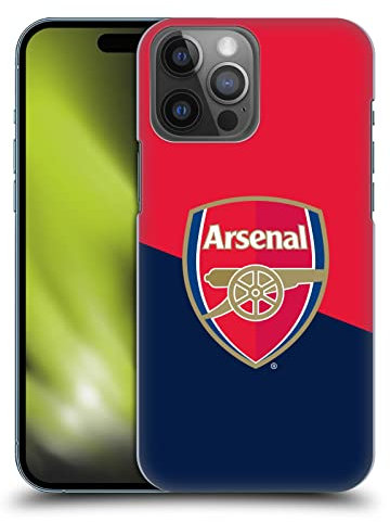 Head Case Designs Offizielle Arsenal FC Logo Blau Und Rot Wappen 2 Harte Rueckseiten Handyhülle Hülle Huelle kompatibel mit Apple iPhone 14 Pro Max
