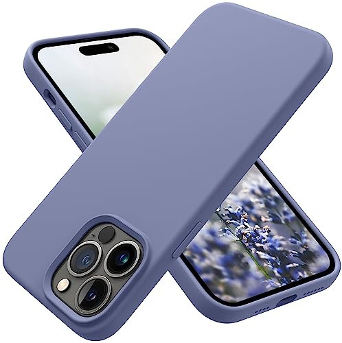 OTOFLY Designed for iPhone 14 Pro Max Case, Silicone Shockproof Slim Thin Phone Case for iPhone 14 Pro Max 6.7 inch (Lavender)
