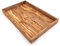 My Home Plateau rectangulaire en bois d'olivier 42 x 27 x 4 cm Plateau décoratif en bois de qualité supérieure
