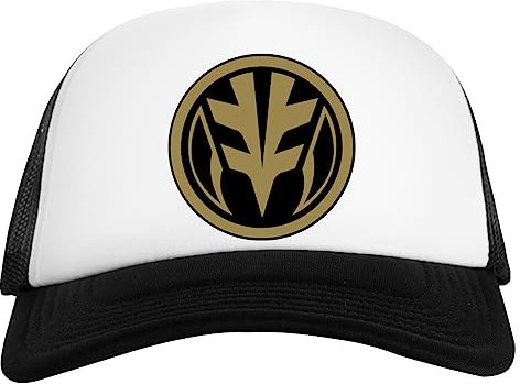 White Ranger Coin Weiß Schwarz Unisex Baseball Cap White Black