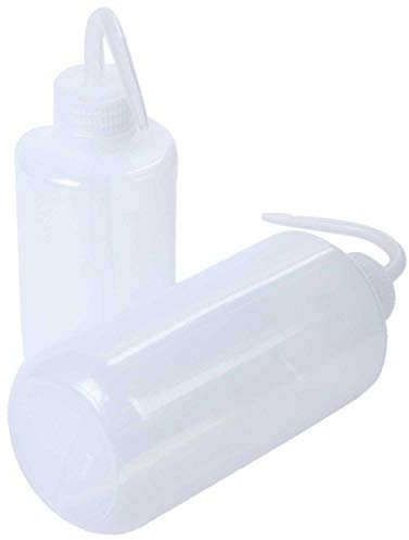 Compasty Pianta Grassa Irrigazione Bottiglia di Plastica Curvatura Bocca Annaffiatoi Spremere Bottiglia - 250 ML e 500 ML