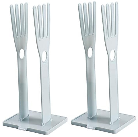 CUCUFA Kitchen Glove Stand Holder,Plastic Glover Drying Dryer Rack,Cleaning Glove Hanger,Glove Storage Stand for Kitchen Sink