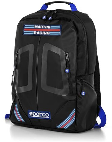 sparco Herren Bolsa Martini-r Azul/ My23 Rucksack, Blau/Schwarz (Mehrfarbig), Einheitsgröße