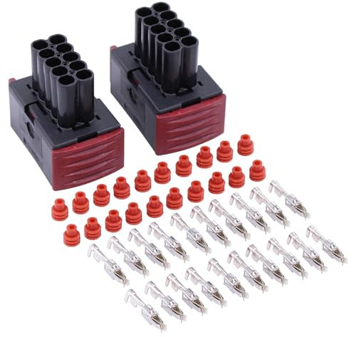 Scheinwerfer Stecker Lampe Kabelbaum Adapter Kabel Buchse Reparatursatz Steckdosen Hauptscheinwerfer Kabelreparatursatz Beleuchtung Anschluss Steckverbinder für Meriva B Zafira C Tourer C3 Aircross