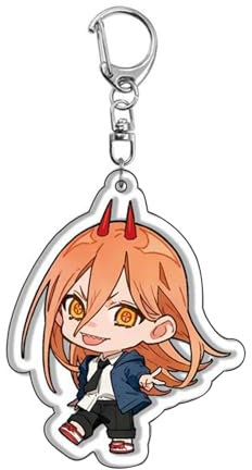 Porte-clés Chainsaw Man Anime Cartoon Acrylic Keychain Key Bag Charm Denji,Pochita Keychain...