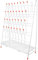 iplusmile Lab Tube Drying Rack: 4 Layers 32 Peg Laboratory Beaker Drying Rack with Drain Tray for Laboratory Beaker Tube Glassware