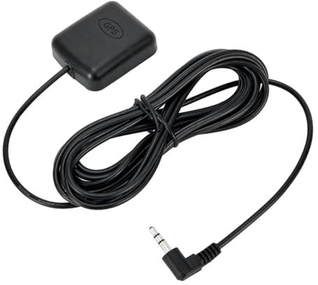 PAMENET Dash Cams Dash Camera Antenne GPS Externe Coude de 3,5 mm Voiture Dash Cam Antenne GPS Véhicule Étanche pour Voiture Camion SUV