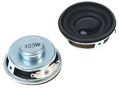 5mm Single Composition Speaker, 3W Rated Power, 4 Ohm Impedance, 170kHz Frequency Response