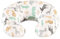 Nursing Pillow, 2025 Ergonomic Baby Support Pillow Feeding Pillows Nursing Essentials for Bottle and Breastfeeding, Fiber Fill And Removable 100% Cotton Breastfeeding Cover (Cute Animals, Small)