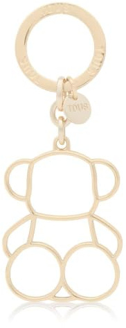 TOUS Silhouette Schlüsselanhänger Bärchen Bold Bear in der Farbe gold Maße (H x B): 5,60 x 4,50 cm