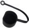 Dust Cap Type 2 EV Charger Cover 63mm×56mm for EV Charging Station,Anti-Lost Design Black