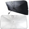 ECPBEEBF Parasol Coche Delantero, para Renault Clio 4 Clio 5 2013-2024 2025 Parasol para Parabrisas Delantero Plegable Parasol Plegable para Sol Coche
