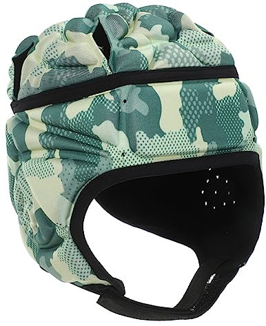 Toyvian Jugend-footballhelm Mit Visier Verstellbar Kopfbedeckung Für Fußball Rugbyhelm Für Junge Mädchen Atmungsaktiv Sicherer Schutz Beim Sport