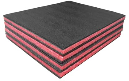 Generic Set mit 4 Schaumstoffeinlagen für Werkzeugkasten, Schutz beim Transport, 50 cm x 33,5 cm