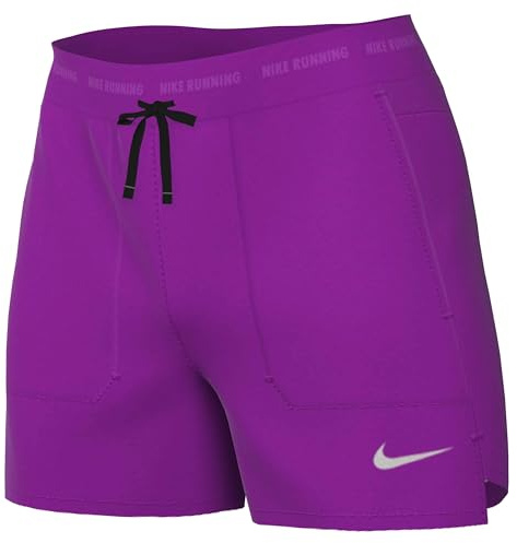 NIKE Stride Gefütterte Dri-Fit Laufshorts Für Herren (Ca. 12,5 cm), Vivid Purple/Black/Reflective Silv, DM4755-552, M