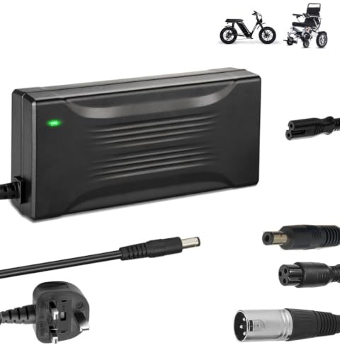 54.6V 4A Charger with 3P XLR Cannon Connector 48V Fast Charging Mobility Scooter Wheelchair Charger