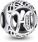NINGAN Charm-Anhänger, 925 Sterlingsilber, Motiv: Buchstabe des Alphabets, für Armbänder, kompatibel mit europäischen Armbändern