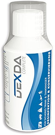 WM aquatec – DEXDA Complete 500 ml zur Trinkwasserdesinfektion & Wasserkonservierung für Camping, Wohnmobile, Boote uvm. – konserviert insgesamt 5.000 Liter Trink- & Tankwasser – Made in Germany