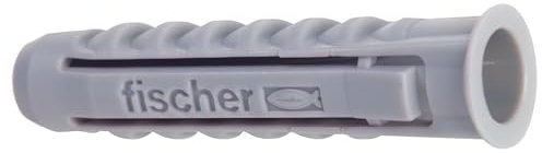 Fischer 70012 Taco SX 12x60 (Caja de 25 Ud.), 070012, Gris