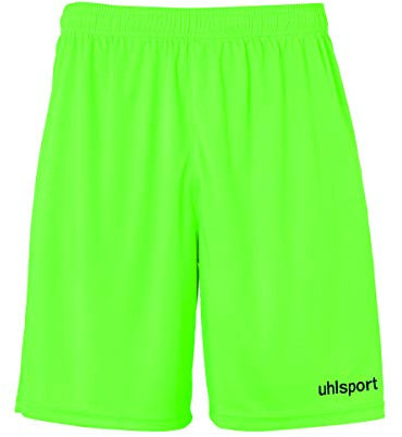 uhlsport Kinder Shorts Center Basic Shorts, Fluo Grün/Schwarz, 152, 100334214
