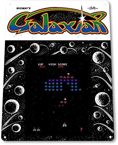SIGNCHAT Blechschild Galaxian Arcade Shop Game Room Art Marquee Consol Metall Decor Blechschild 20,3 x 30,5 cm